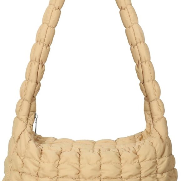 Fashionable Cloud Pleated Puffer Tote - Light & Versatile for Every Occasion - Picture 1 of 6